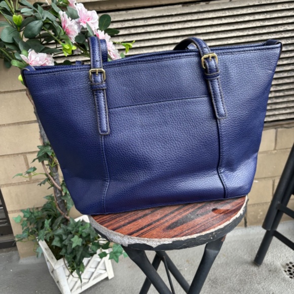 NWT Anne Klein Royal Blue Tote Bag - Picture 6 of 8